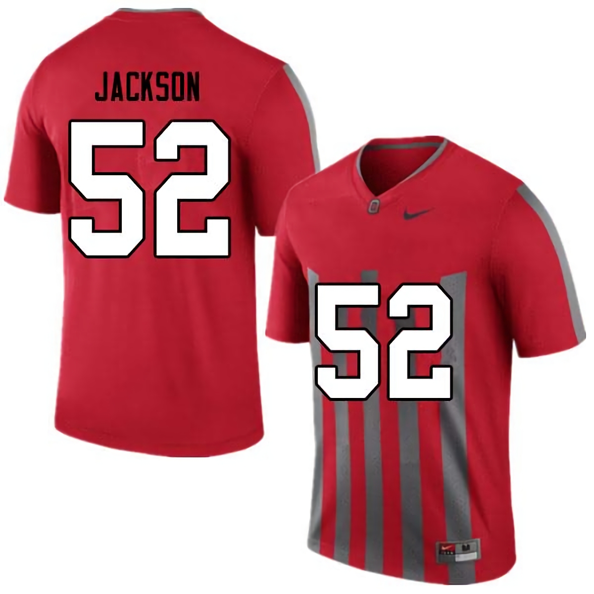 Antwuan Jackson Ohio State Buckeyes Men's NCAA #52 Nike Retro College Stitched Football Jersey CKE2856KQ